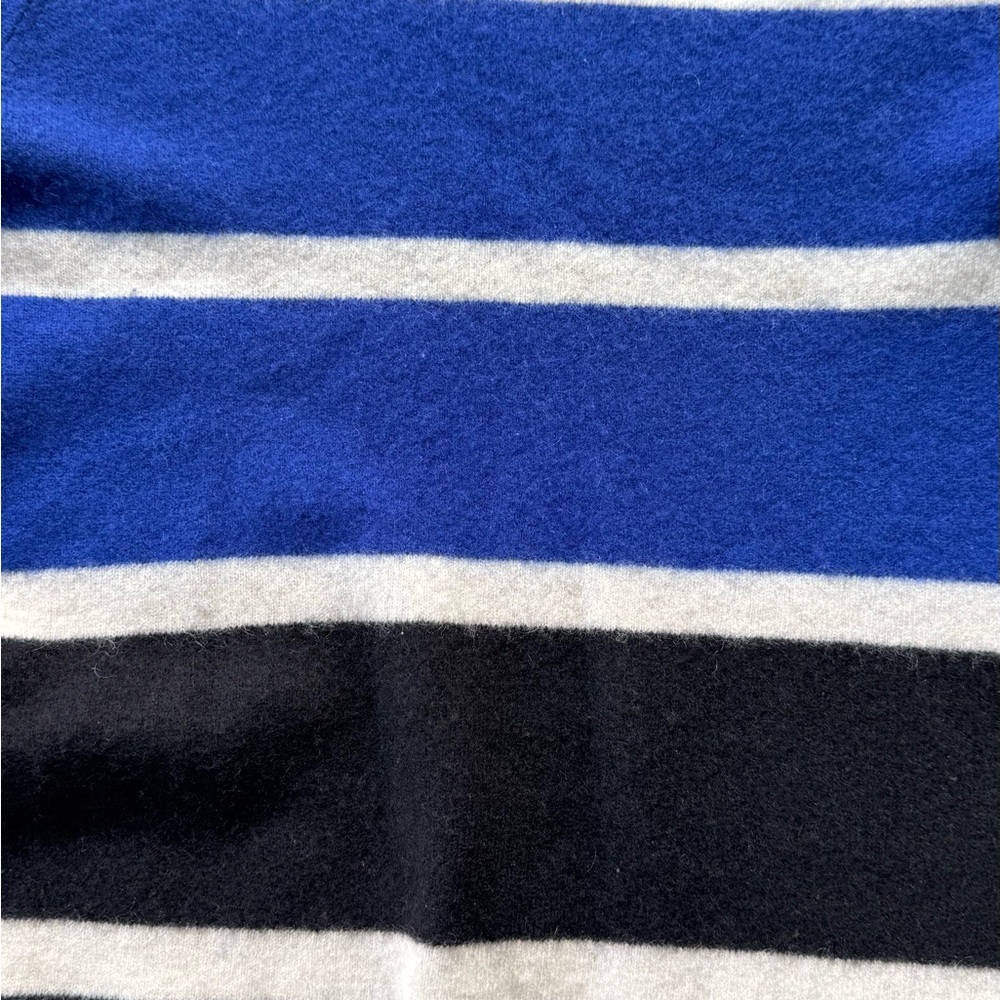 Quotation 100% Cashmere Striped Sweater  Luxe Sz M Minimalist Soft Classic Style - Picture 5 of 5
